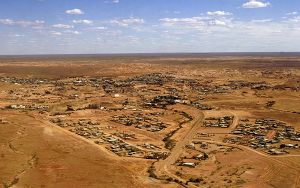 Aerial View of Coober Pedy